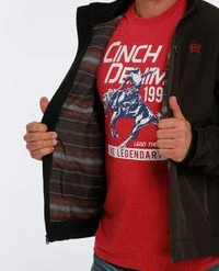 'Cinch' Men's Lined Bonded Jacket - Brown
