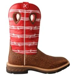 Twisted X Boots 'Twisted X' Men's 12" Western Work Square Toe - Distressed Saddle / Ruby Red 14 Twisted X Boots 'Twisted X' Men's 12" Western Work Square Toe - Distressed Saddle / Ruby Red -Ariat Shop MXB0008 RT 4800x4800 7f5b7696 ad70 4c16 8bf6 4cf29c4d1139 1024x1024@2x