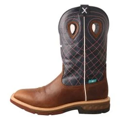 Twisted X Boots 'Twisted X' Men's 12" CellStretch® Western WP Square Toe - Mocha / Navy 11 Twisted X Boots 'Twisted X' Men's 12" CellStretch® Western WP Square Toe - Mocha / Navy -Ariat Shop MXBW001.02 1024x1024@2x