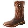 Twisted X Boots 'Twisted X' Men's 12" Cellstretch WP Western Square Toe - Smokey Chocolate / Spice -Ariat Shop MXBW002 AG 4800x4800 59cf9ff9 cf5d 438e 95a2 5d89a2ae830b 1024x1024@2x