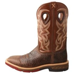 Twisted X Boots 'Twisted X' Men's 12" Cellstretch WP Western Square Toe - Smokey Chocolate / Spice -Ariat Shop MXBW002 LT 4800x4800 38b51343 ec9a 42cd af4d 0ba14f4ccdfd 1024x1024@2x