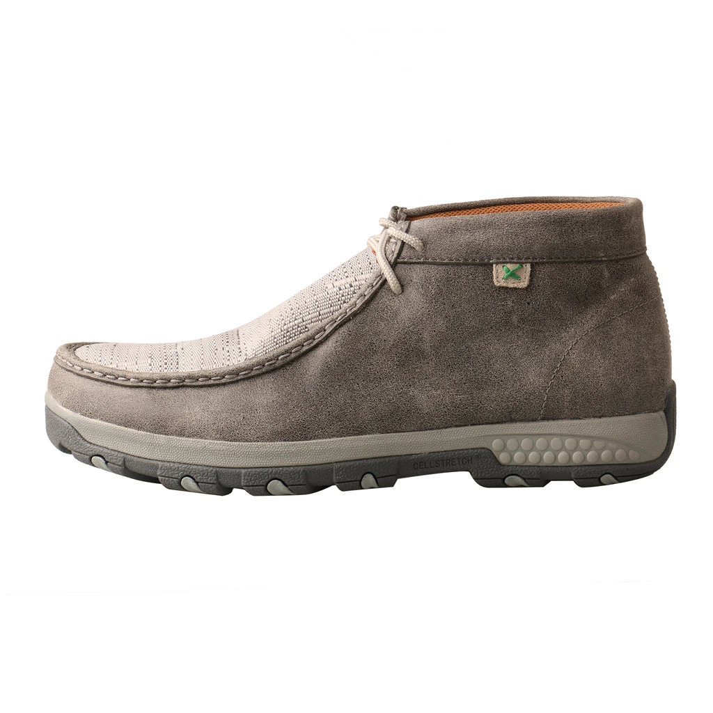 Twisted X Boots 'Twisted X' Men's Cellstretch Chukka Driving Moc - Grey 6 Twisted X Boots 'Twisted X' Men's Cellstretch Chukka Driving Moc - Grey - Image 4
