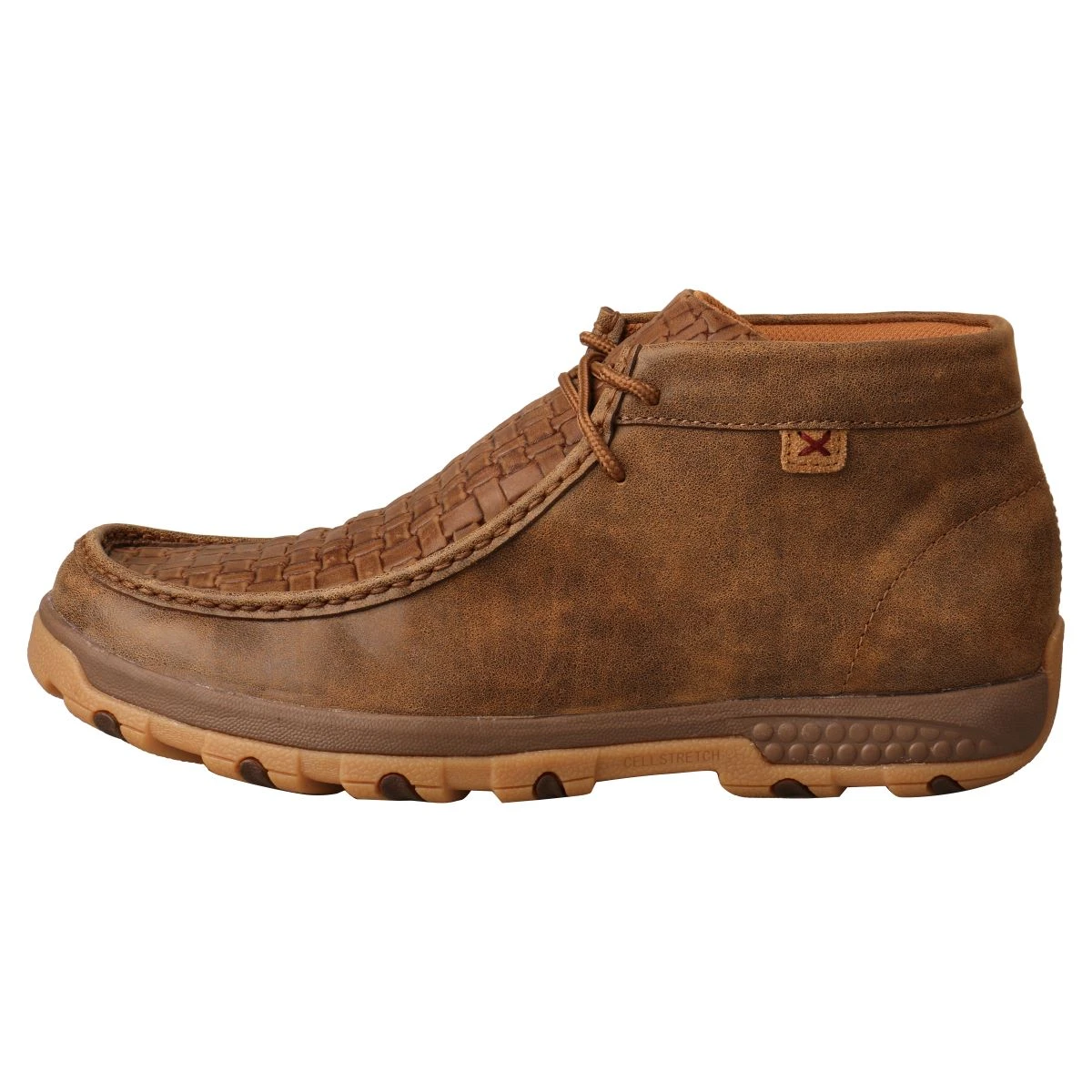 Twisted X Boots 'Twisted X' Men's CellStretch® Chukka Driving Moc - Bomber / Chocolate 9 Twisted X Boots 'Twisted X' Men's CellStretch® Chukka Driving Moc - Bomber / Chocolate - Image 7