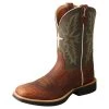 Twisted X Boots 'Twisted X' Men's 11" Tech-X Cellstretch Western Square Toe - Brown / Green -Ariat Shop MXW0004 AG 4800x4800 69d383dd 8d79 492f 9b26 70b0a660a1e9 1024x1024@2x