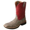 Twisted X Boots 'Twisted X' Men's 11" Tech-X Cellstretch Western Square Toe - Grey / Red -Ariat Shop MXW0005 AG 4800x4800 0ec18336 eef3 4a71 93a4 1b77b3fd2366 1024x1024@2x