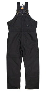 'Berne' Men's Icecap Arctic Insulated WP Bibs - Black / Steam 3 'Berne' Men's Icecap Arctic Insulated WP Bibs - Black / Steam