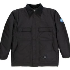 'Berne' Men's Icecap Arctic Insulated WP Chore Coat - Black