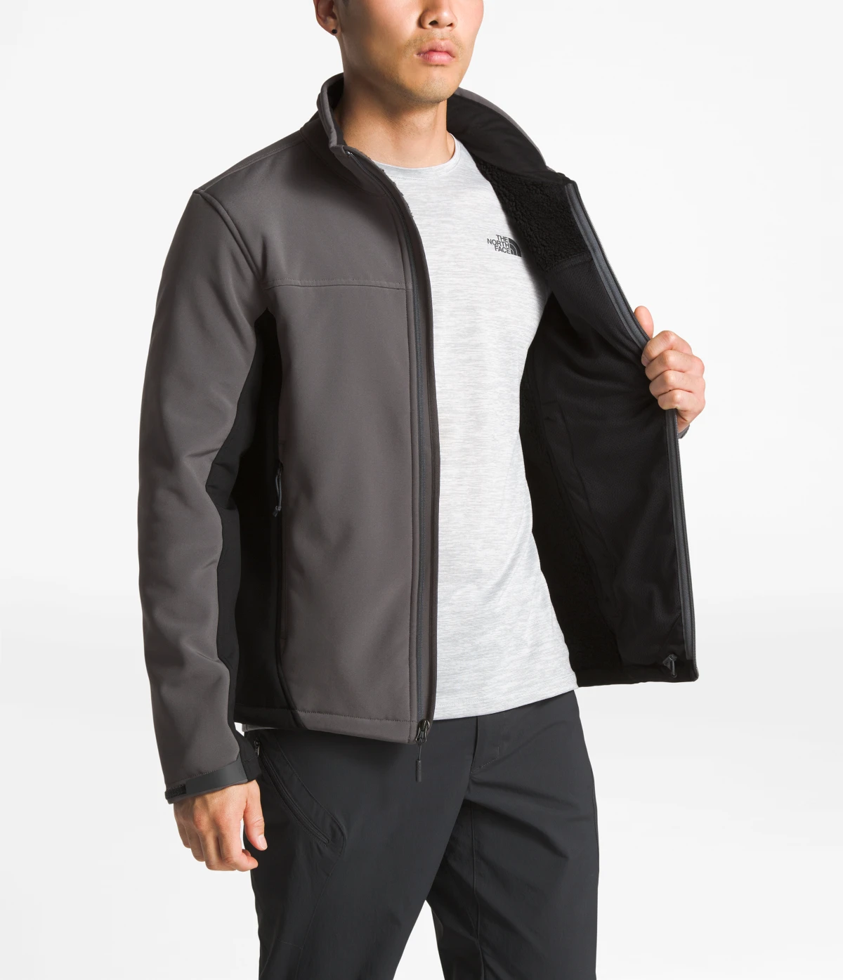 The North Face 'North Face' Men's Apex Chrome Thermal Jacket - Asphalt Grey 5 The North Face 'North Face' Men's Apex Chrome Thermal Jacket - Asphalt Grey - Image 3