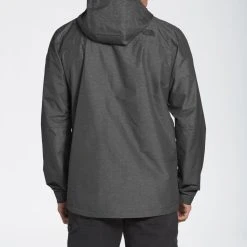 'The North Face' Men's Venture 2 WP Jacket - Dark Heather Grey (Tall) -Ariat Shop NF0A2VE9 6JJ back 1024x1024@2x