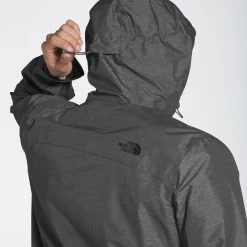 'The North Face' Men's Venture 2 WP Jacket - Dark Heather Grey (Tall) -Ariat Shop NF0A2VE9 6JJ modelhood1 1024x1024@2x