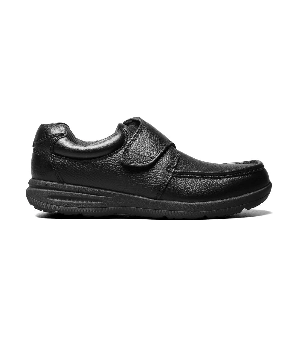 'Nunn Bush' Men's Cam Moc Toe Strap - Black Tumbled 3 'Nunn Bush' Men's Cam Moc Toe Strap - Black Tumbled