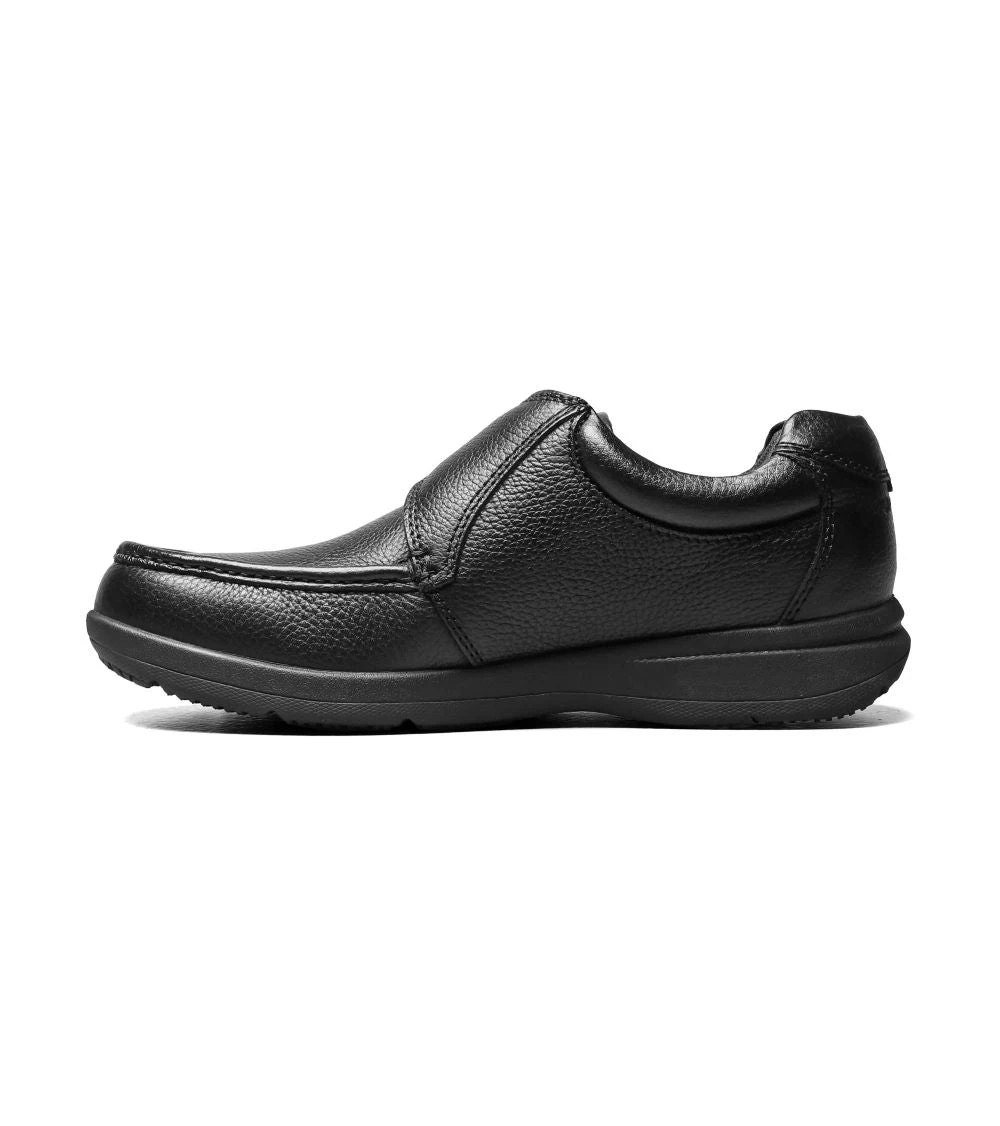 'Nunn Bush' Men's Cam Moc Toe Strap - Black Tumbled 8 'Nunn Bush' Men's Cam Moc Toe Strap - Black Tumbled - Image 6
