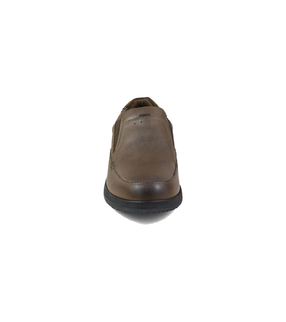 'Nunn Bush' Men's Cam Moc Toe Slip On - Brown Crazy Horse 6 'Nunn Bush' Men's Cam Moc Toe Slip On - Brown Crazy Horse - Image 4