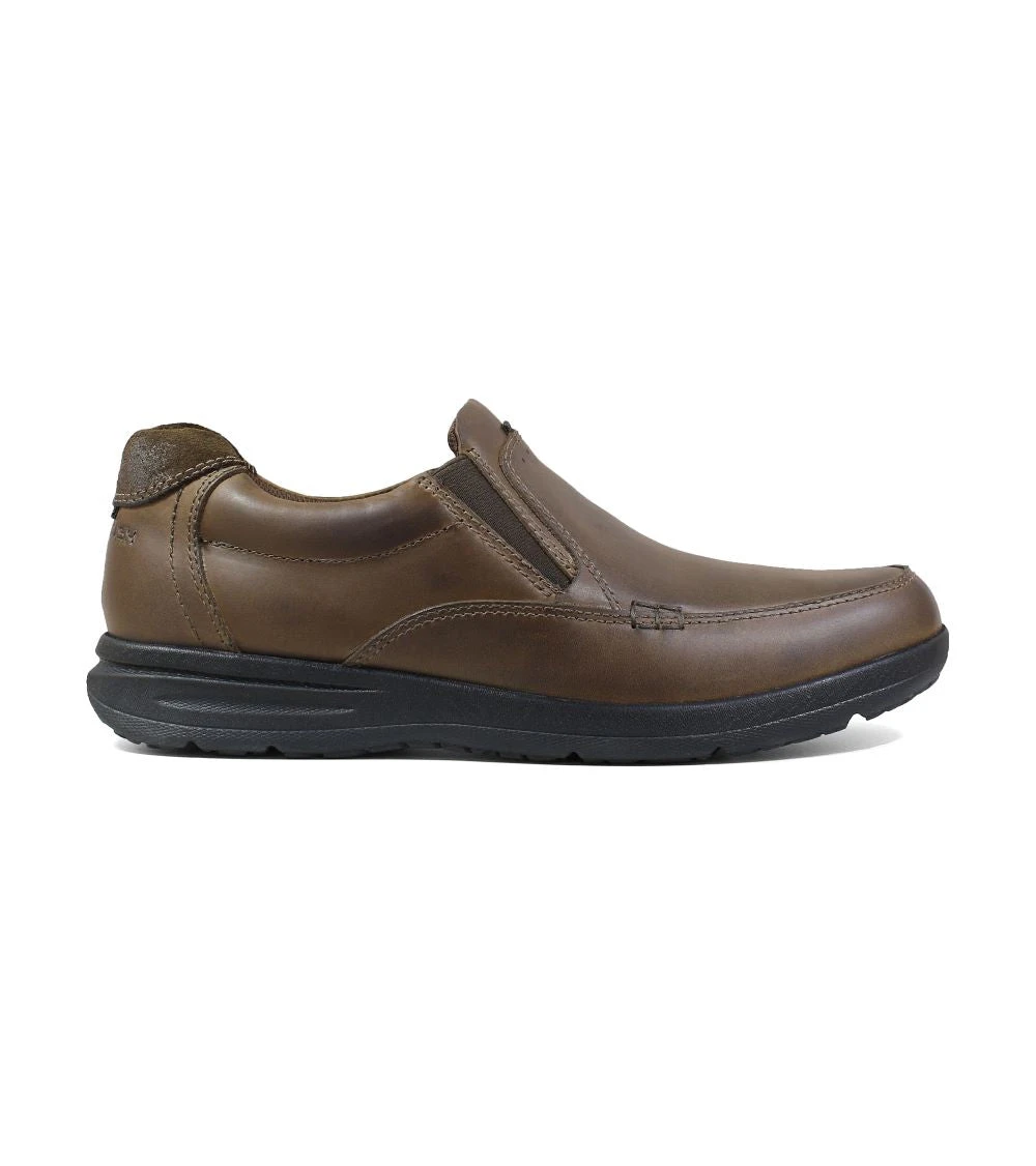 'Nunn Bush' Men's Cam Moc Toe Slip On - Brown Crazy Horse 3 'Nunn Bush' Men's Cam Moc Toe Slip On - Brown Crazy Horse