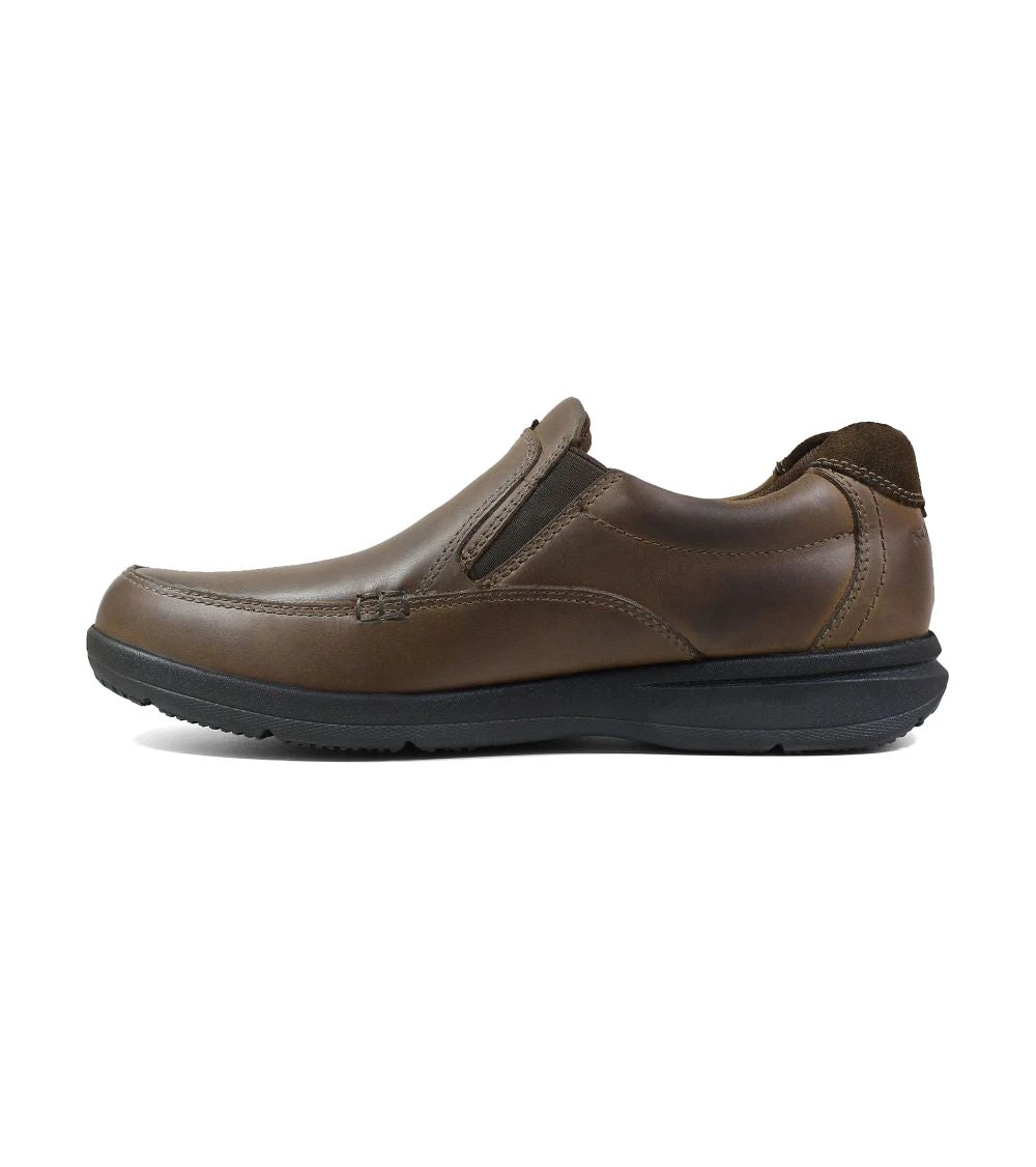 'Nunn Bush' Men's Cam Moc Toe Slip On - Brown Crazy Horse 8 'Nunn Bush' Men's Cam Moc Toe Slip On - Brown Crazy Horse - Image 6