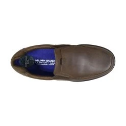 Alternative view of 'Nunn Bush' Men's Cam Moc Toe Slip On - Brown Crazy Horse