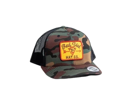 'Red Dirt Hat Company' Men's Mineral Water Cap - Camo / Black