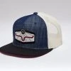 'Kimes Ranch' Unisex Rays Original Trucker Cap - Indigo -Ariat Shop Rays Original Trucker Indigo f 300x300