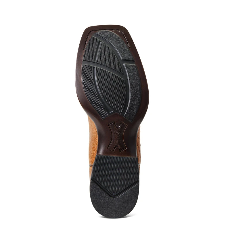'Ariat' Men's 11" Night Life Ultra Western Square Toe - Ranger Smooth Quill Ostrich / Beam Brown 5 'Ariat' Men's 11" Night Life Ultra Western Square Toe - Ranger Smooth Quill Ostrich / Beam Brown - Image 3