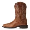 'Ariat' Men's 10.5" Brander Western Square Toe - Dark Tan -Ariat Shop S22 MNS WEST 10040408 side 1024x1024@2x