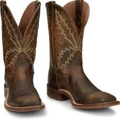 'Tony Lama' Men's 11" Bowie Western Square Toe - Oak 15 'Tony Lama' Men's 11" Bowie Western Square Toe - Oak -Ariat Shop TNL 002 XT5104 1024x1024@2x