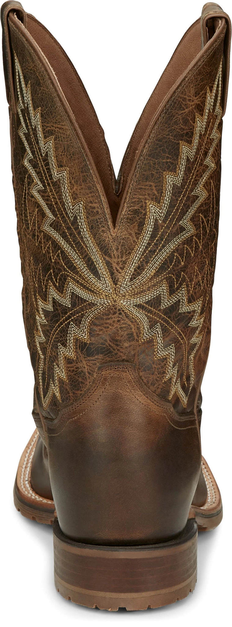 'Tony Lama' Men's 11" Bowie Western Square Toe - Oak 7 'Tony Lama' Men's 11" Bowie Western Square Toe - Oak - Image 5