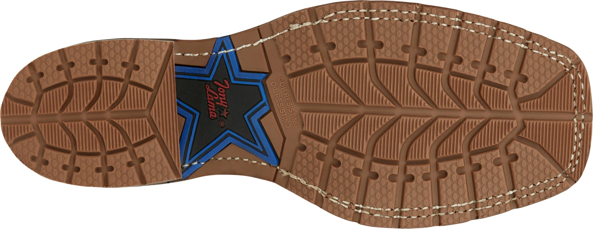 'Tony Lama' Men's 11" Bowie Western Square Toe - Oak 5 'Tony Lama' Men's 11" Bowie Western Square Toe - Oak - Image 3