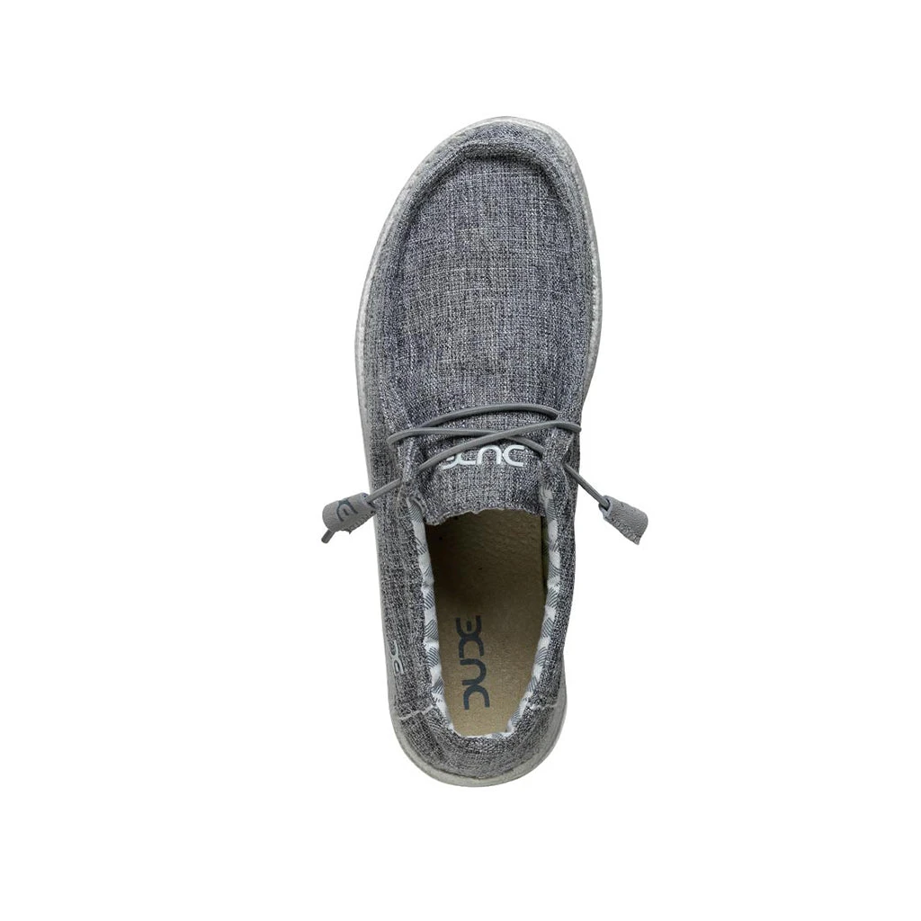 'Hey Dude' Men's Wally Linen - Iron Grey 7 'Hey Dude' Men's Wally Linen - Iron Grey - Image 5