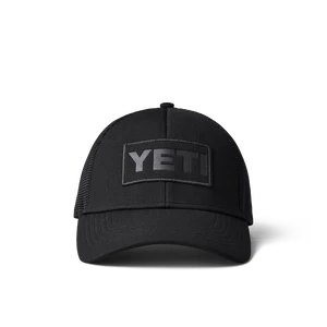 'Yeti' Men's Patch Trucker Hat - Black