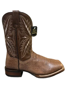 Dan Post Boot Co 'Dan Post' Men's 11" Western Square Toe - Brown / Cognac 3 Dan Post Boot Co 'Dan Post' Men's 11" Western Square Toe - Brown / Cognac