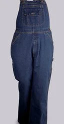FIVE BROTHER WORKWEAR 'FiveBrother' Men's 12 Oz. Fleece Lined Bib Overalls - Blue