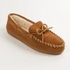 Minnetonka Moccasin Co 'Minnetonka' Men's Pile Lined Hardsole Moc Slipper - Brown -Ariat Shop mens slippers pile hardsole brown 3902 03 1024x1024@2x